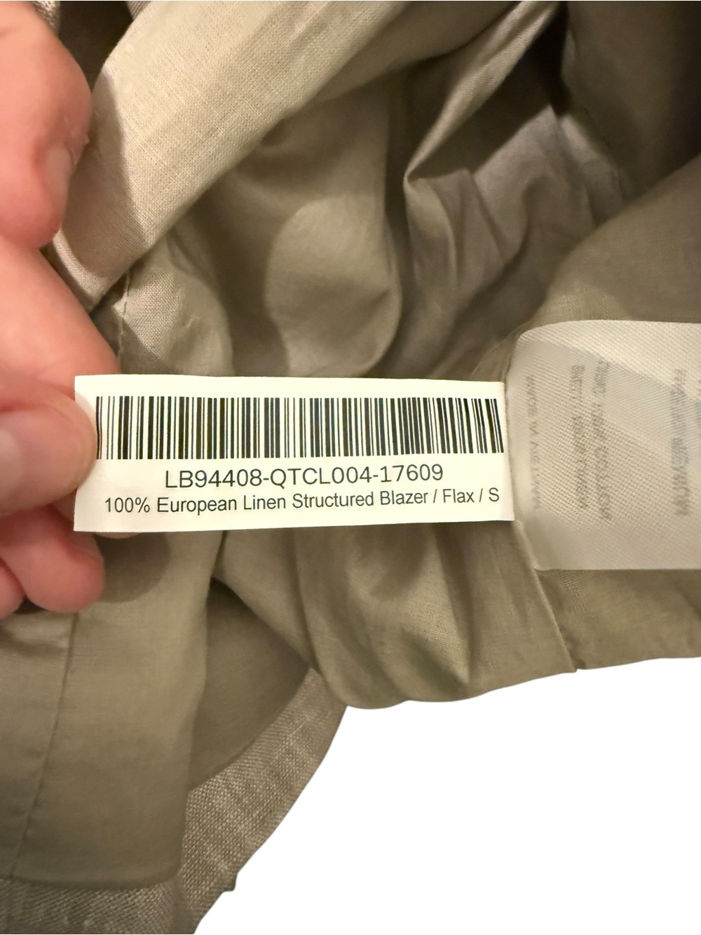 NWT- Quince 100% European Linen Structured Blazer Size Small - Picture 8 of 8